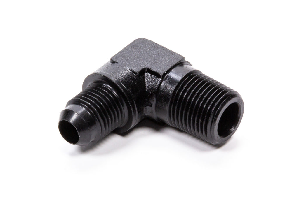 FRAGOLA 482268-BL 90 Deg Adapter Fitting #6 x 1/2 MPT Black