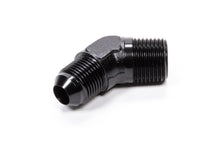 Load image into Gallery viewer, FRAGOLA 482388-BL 45 Deg Adapter Fitting #8 x 1/2 MPT Black
