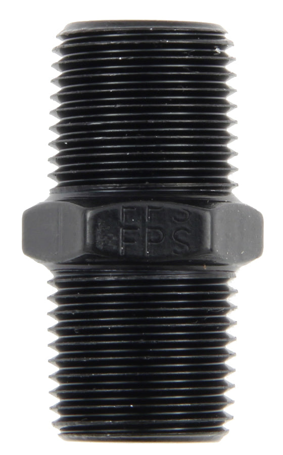 FRAGOLA 491103-BL 3/8 MPT Pipe Nipple Black