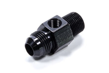 Load image into Gallery viewer, FRAGOLA 495004-BL #8 X 3/8MPT Inline Gauge Adapter Fitting Black