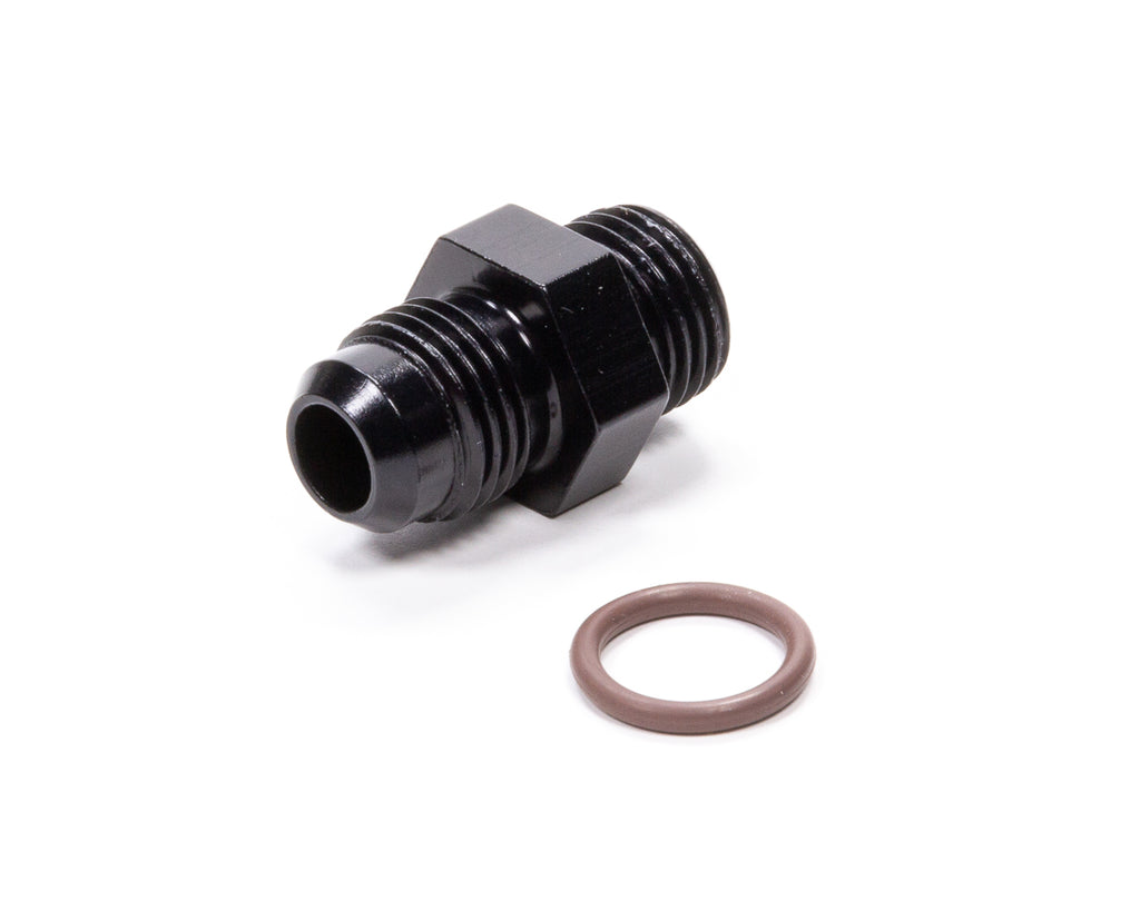 FRAGOLA 495100-BL #6 x 9/16-18 (#6) Radius O-Ring Fitting Black