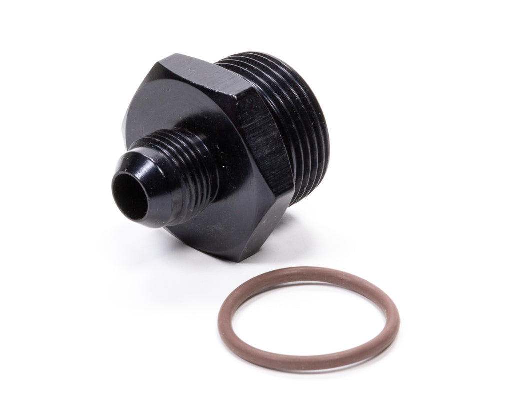 FRAGOLA 495116-BL #8 x 1-5/16-12 (#16) Radius O-Ring Fitting Bk