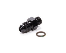 Load image into Gallery viewer, FRAGOLA 495124-BL #4 x 3/8-24 (#3) Radius O-Ring Fitting Black