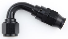 Load image into Gallery viewer, FRAGOLA 681208-BL Hose Fitting #8 120 Deg PTFE Black