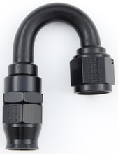 Load image into Gallery viewer, FRAGOLA 681810-BL Hose Fitting #10 180 Deg PTFE Black