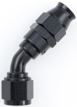 Load image into Gallery viewer, FRAGOLA 684506-BL Hose Fitting #6 45 Deg PTFE Black