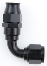 Load image into Gallery viewer, FRAGOLA 689010-BL Hose Fitting #10 90 Deg PTFE Black