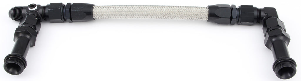FRAGOLA 920005-BL #8 Fuel Line Kit 7/8-20 Dual Inlet 4500 Black