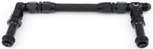 Load image into Gallery viewer, FRAGOLA 930003-BL #8 Fuel Line Kit 7/8-20 Dual Inlet 4150 Black