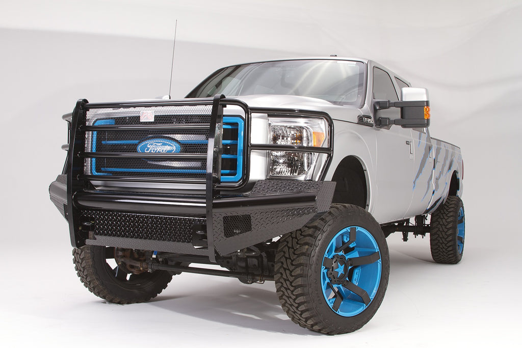 Fab Fours FS05-S1260-1 Black Steel Front Ranch Bumper for Select Ford F-250 Super Duty, Ford F-350 Super Duty, Ford F-450 Super Duty, Ford F-550 Super Duty