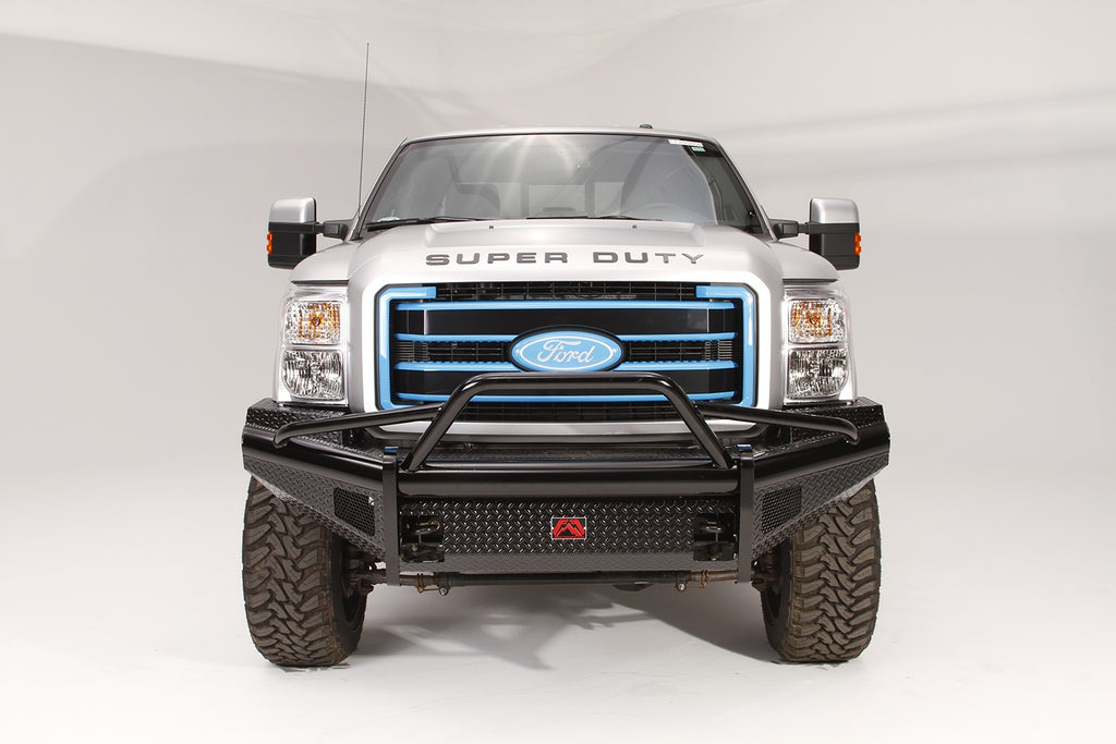 Fab Fours FS05-S1262-1 Black Steel Front Ranch Bumper for Select Ford F-250 Super Duty, Ford F-350 Super Duty, Ford F-450 Super Duty, Ford F-550 Super Duty