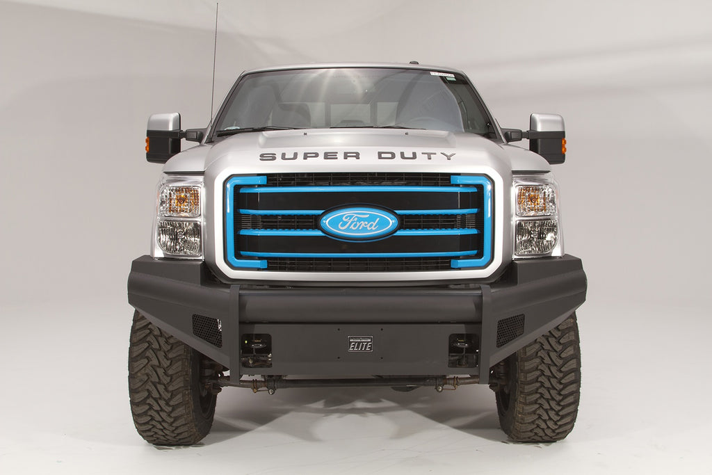 Fab Fours FS08-Q1961-1 Elite Front Bumper for Select Ford F-250 Super Duty, Ford F-350 Super Duty, Ford F-450 Super Duty, Ford F-550 Super Duty