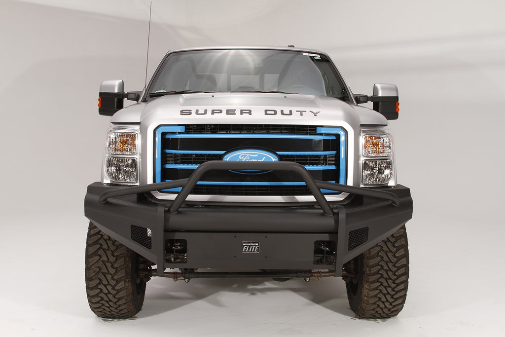 Fab Fours FS08-Q1962-1 Elite Front Bumper for Select Ford F-250 Super Duty, Ford F-350 Super Duty, Ford F-450 Super Duty, Ford F-550 Super Duty