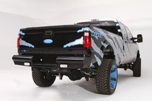 Load image into Gallery viewer, Fab Fours FS08-T1350-1 Black Steel Ranch Rear Bumper for Select Ford F-250 Super Duty, Ford F-350 Super Duty