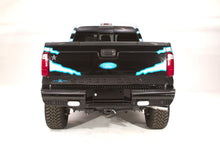 Load image into Gallery viewer, Fab Fours FS08-T1350-1 Black Steel Ranch Rear Bumper for Select Ford F-250 Super Duty, Ford F-350 Super Duty