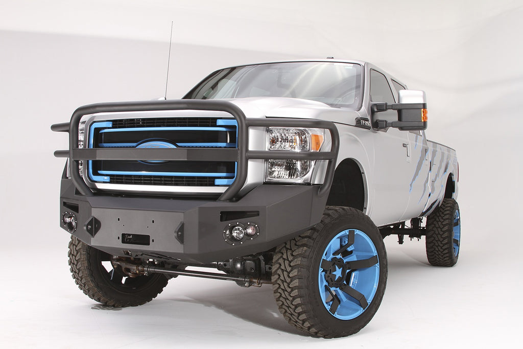 Fab Fours FS11-A2550-1 Premium Heavy Duty Winch Front Bumper for Select Ford F-250 Super Duty, Ford F-350 Super Duty