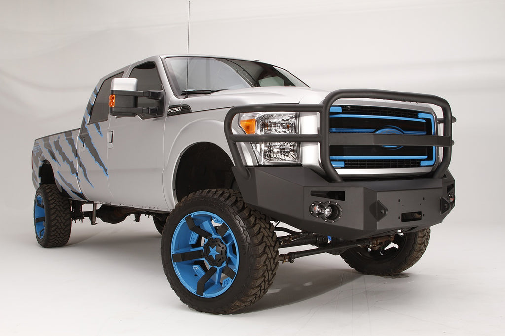 Fab Fours FS11-A2550-B Premium Heavy Duty Winch Front Bumper for Select Ford F-250 Super Duty, Ford F-350 Super Duty