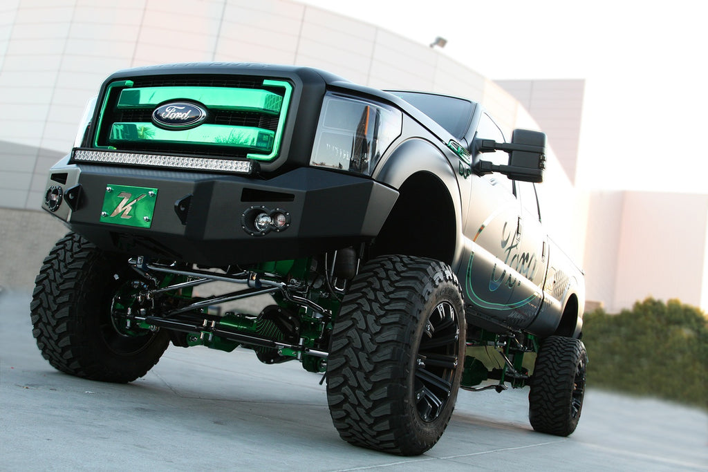 Fab Fours FS11-A2551-1 Premium Heavy Duty Winch Front Bumper for Select Ford F-250 Super Duty, Ford F-350 Super Duty
