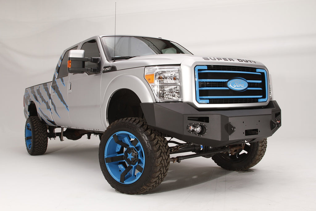 Fab Fours FS11-A2551-B Premium Heavy Duty Winch Front Bumper for Select Ford F-250 Super Duty, Ford F-350 Super Duty