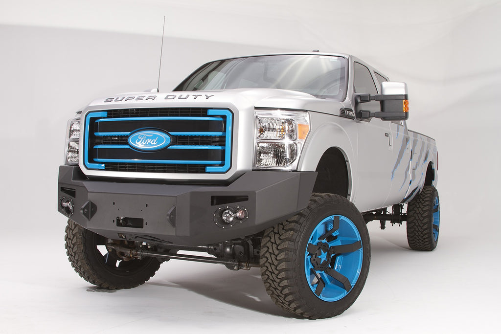 Fab Fours FS11-A2551-B Premium Heavy Duty Winch Front Bumper for Select Ford F-250 Super Duty, Ford F-350 Super Duty