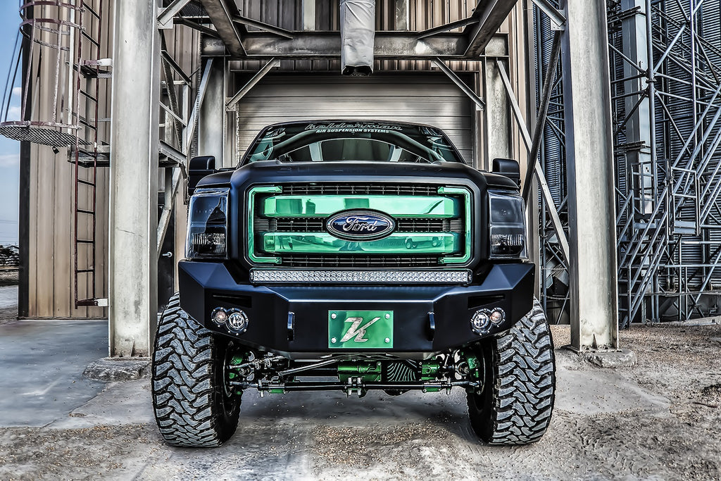 Fab Fours FS11-A2551-1 Premium Heavy Duty Winch Front Bumper for Select Ford F-250 Super Duty, Ford F-350 Super Duty