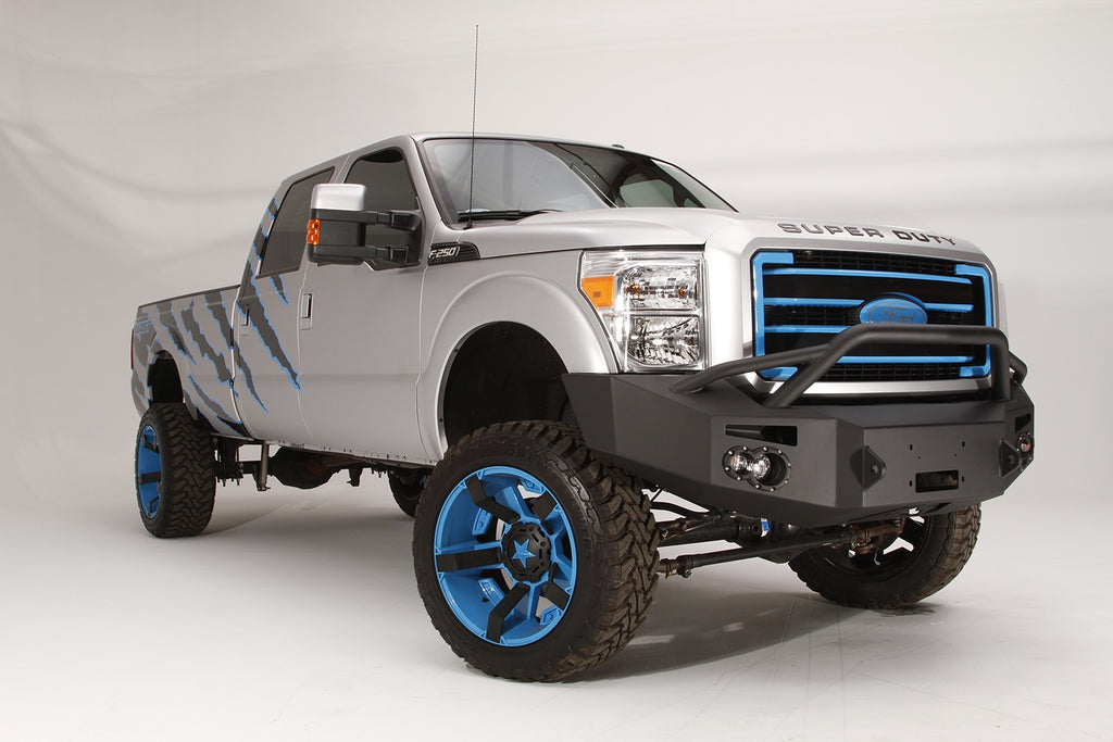 Fab Fours FS11-A2552-1 Premium Heavy Duty Winch Front Bumper for Select Ford F-250 Super Duty, Ford F-350 Super Duty