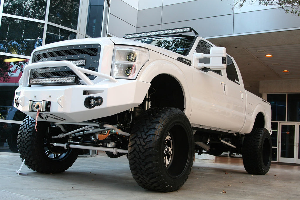 Fab Fours FS11-A2552-1 Premium Heavy Duty Winch Front Bumper for Select Ford F-250 Super Duty, Ford F-350 Super Duty