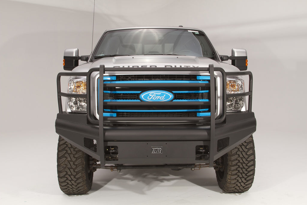 Fab Fours FS11-Q2560-1 Elite Front Bumper for Select Ford F-250 Super Duty, Ford F-350 Super Duty, Ford F-450 Super Duty, Ford F-550 Super Duty