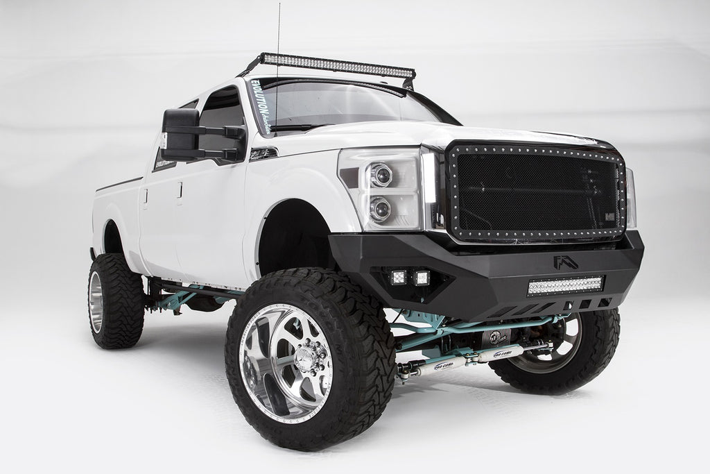 Fab Fours FS11-V2651-B Vengeance Front Bumper for Select Ford F-450 Super Duty, Ford F-550 Super Duty