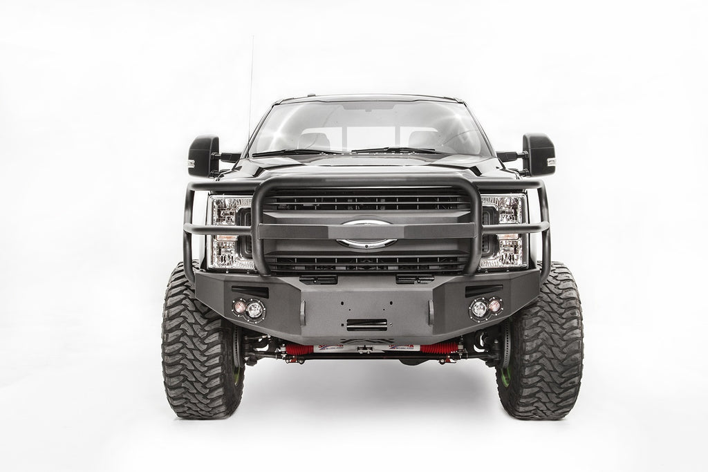 Fab Fours FS17-A4150-1 Premium Winch Front Bumper for Select Ford F-250 Super Duty, Ford F-350 Super Duty