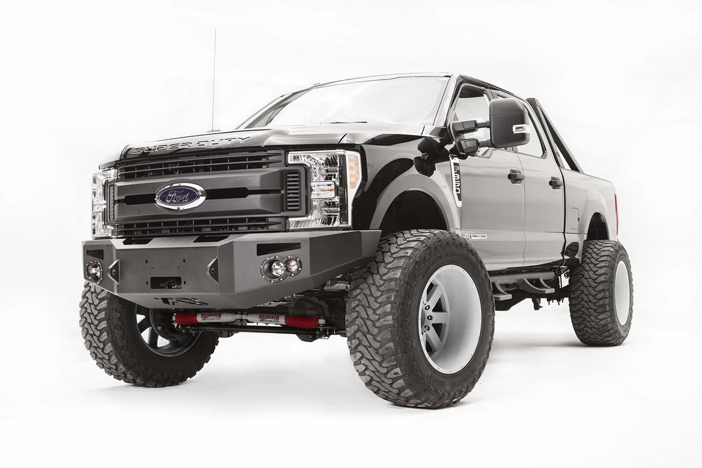 Fab Fours FS17-A4151-B Premium Winch Front Bumper for Select Ford F-250 Super Duty, Ford F-350 Super Duty
