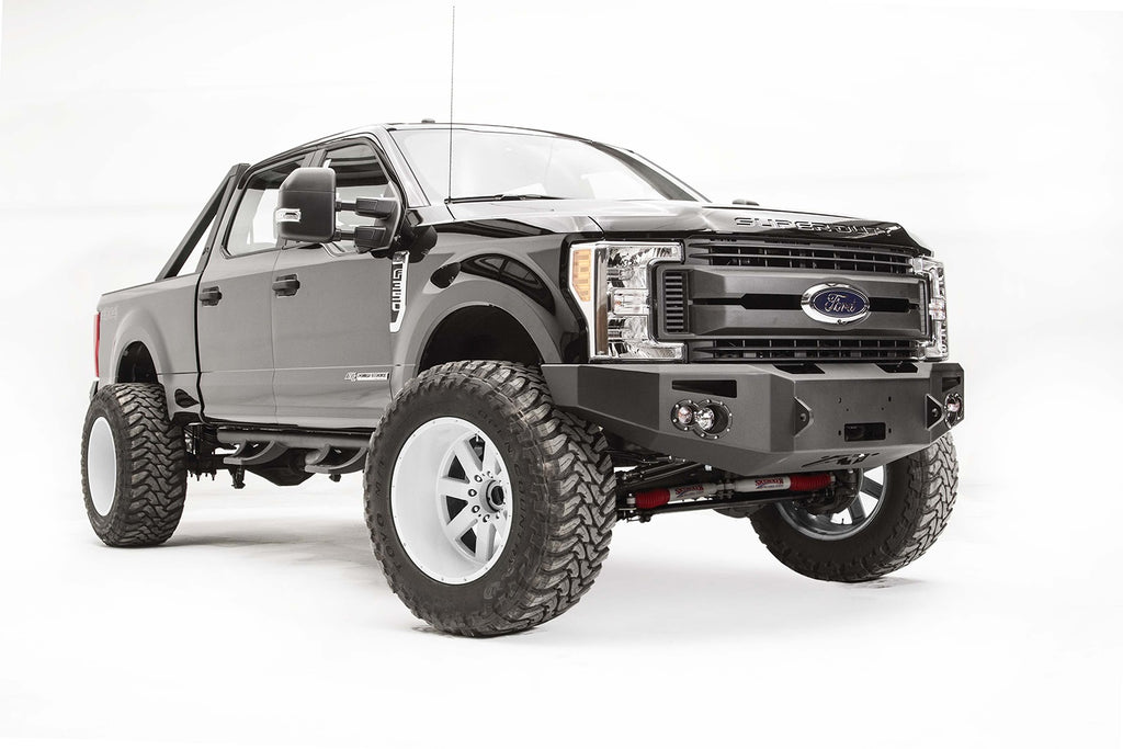 Fab Fours FS17-A4151-B Premium Winch Front Bumper for Select Ford F-250 Super Duty, Ford F-350 Super Duty