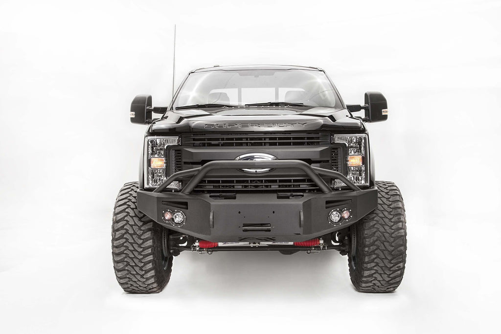 Fab Fours FS17-A4152-B Premium Winch Front Bumper for Select Ford F-250 Super Duty, Ford F-350 Super Duty