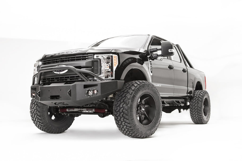 Fab Fours FS17-A4152-B Premium Winch Front Bumper for Select Ford F-250 Super Duty, Ford F-350 Super Duty