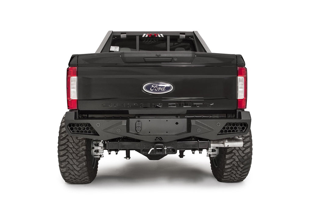 Fab Fours FS17-E4151-B Vengeance Rear Bumper for Select Ford F-250 Super Duty, Ford F-350 Super Duty, Ford F-450 Super Duty, Ford F-550 Super Duty