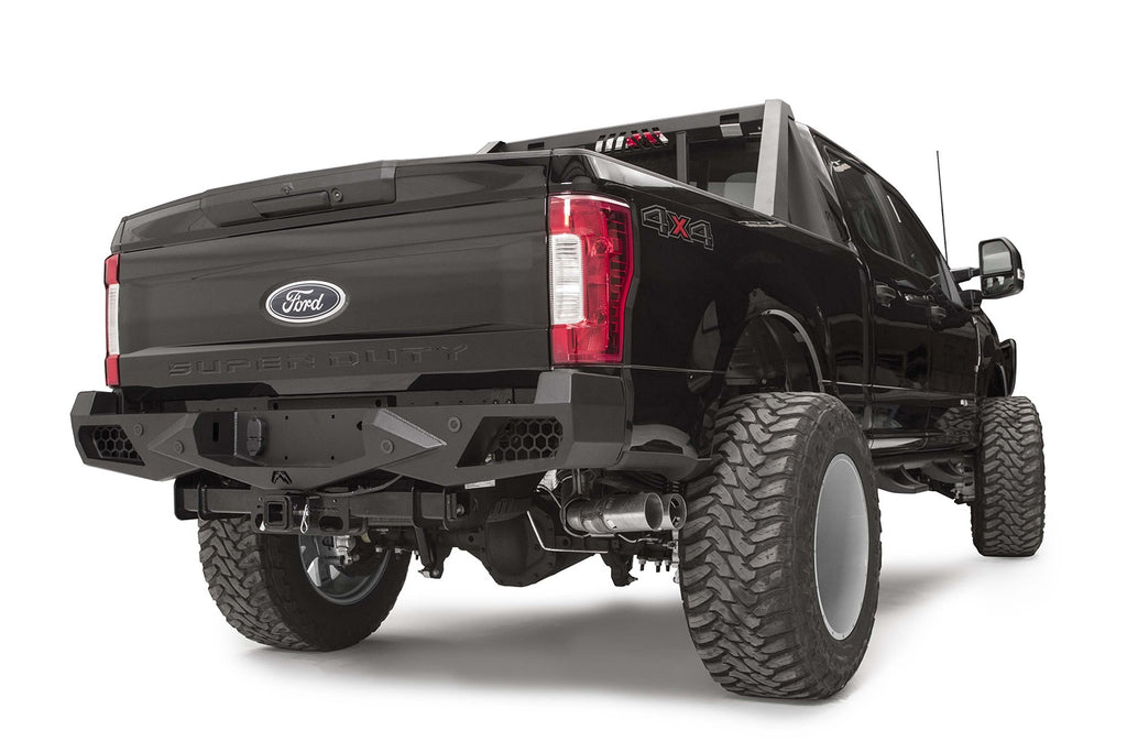 Fab Fours FS17-E4151-1 Vengeance Rear Bumper for Select Ford F-250 Super Duty, Ford F-350 Super Duty, Ford F-450 Super Duty, Ford F-550 Super Duty