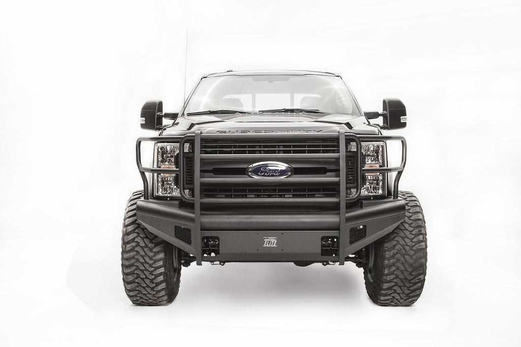 Fab Fours FS17-Q4160-1 Elite Front Ranch Bumper for Select Ford F-250 Super Duty, Ford F-350 Super Duty, Ford F-450 Super Duty, Ford F-550 Super Duty
