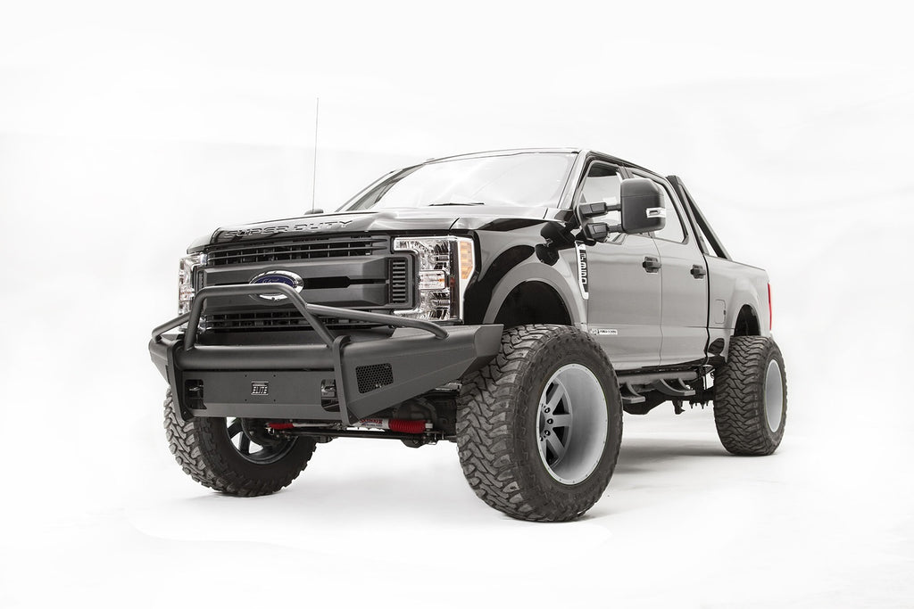 Fab Fours FS17-Q4162-1 Elite Front Ranch Bumper for Select Ford F-250 Super Duty, Ford F-350 Super Duty, Ford F-450 Super Duty, Ford F-550 Super Duty