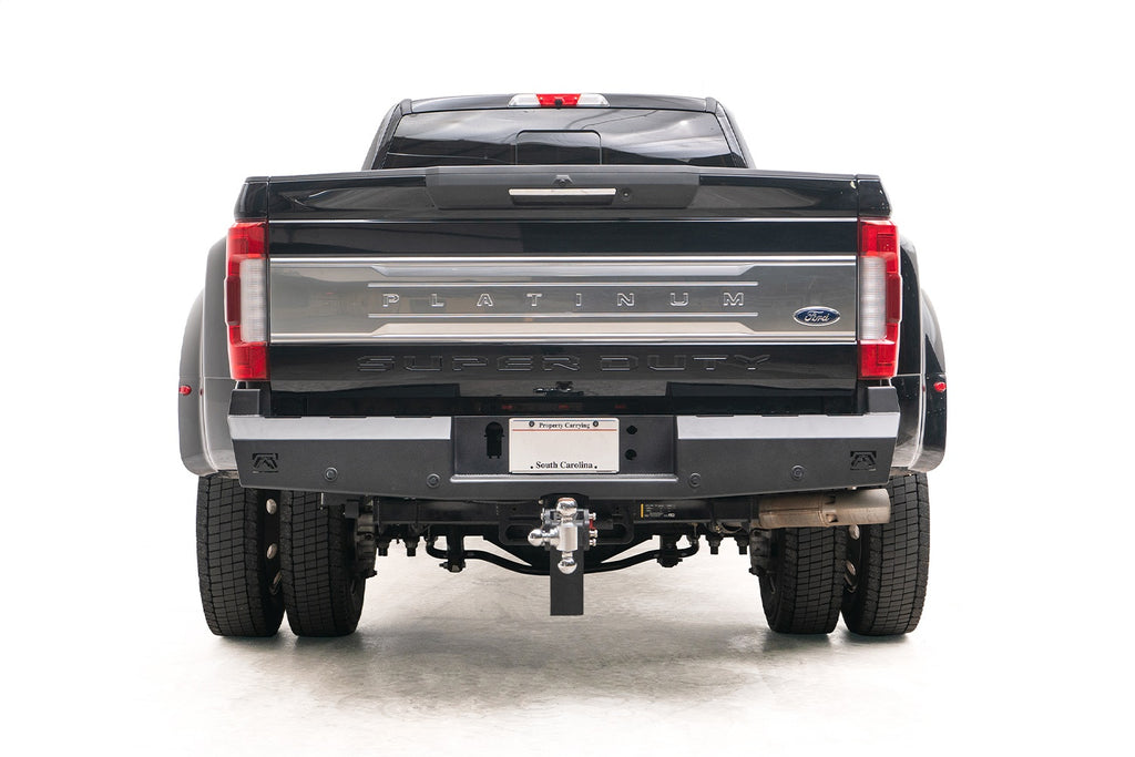Fab Fours FS17-RT4150-1 Red Steel Rear Bumper for Select Ford F-250 Super Duty, Ford F-350 Super Duty