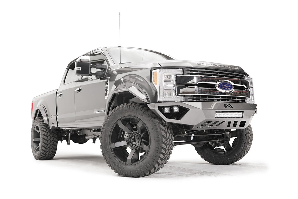 Fab Fours FS17-V4161-1 Open Fender Front Bumper for Select Ford F-250 Super Duty, Ford F-350 Super Duty