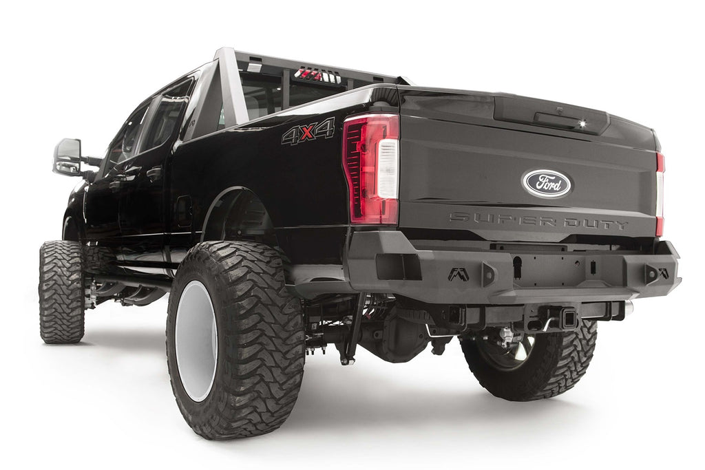 Fab Fours FS17-W4150-B Premium Rear Bumper for Select Ford F-250 Super Duty, Ford F-350 Super Duty, Ford F-450 Super Duty, Ford F-550 Super Duty, Ford F-600 Super Duty