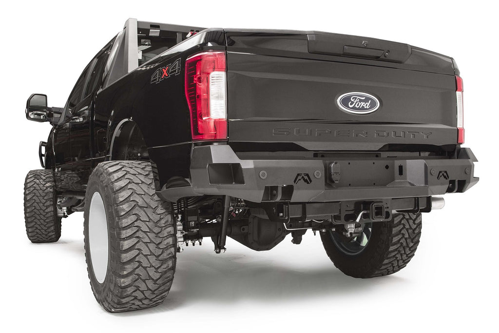 Fab Fours FS17-W4151-B Premium Rear Bumper for Select Ford F-250 Super Duty, Ford F-350 Super Duty, Ford F-450 Super Duty, Ford F-550 Super Duty, Ford F-600 Super Duty