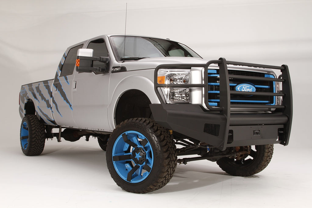 Fab Fours FS99-Q1660-1 Elite Front Bumper for Select Ford F-250, Ford F-250 Super Duty, Ford F-350 Super Duty, Ford F-450 Super Duty, Ford F-550 Super Duty