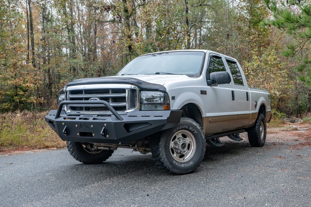 Fab Fours FS99-RS1662-1 Red Steel Front Bumper for Select Ford F-250 Super Duty, Ford F-350 Super Duty