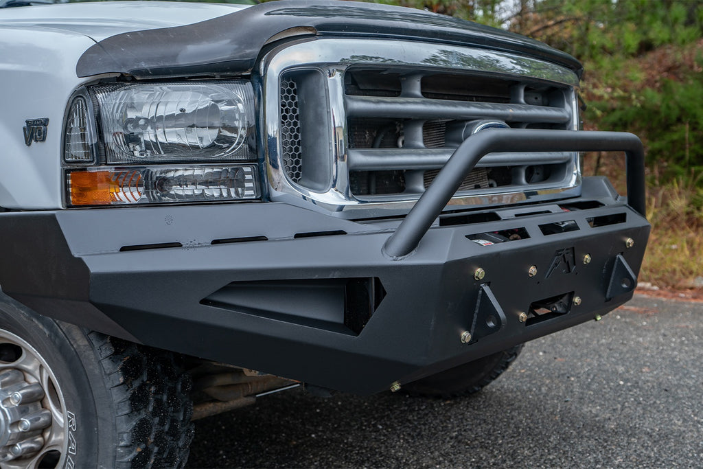 Fab Fours FS99-RS1662-1 Red Steel Front Bumper for Select Ford F-250 Super Duty, Ford F-350 Super Duty