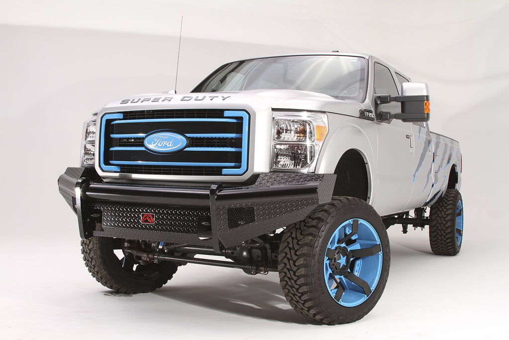 Fab Fours FS99-S1661-1 Black Steel Front Ranch Bumper for Select Ford F-250, Ford F-250 Super Duty, Ford F-350 Super Duty, Ford F-450 Super Duty, Ford F-550 Super Duty