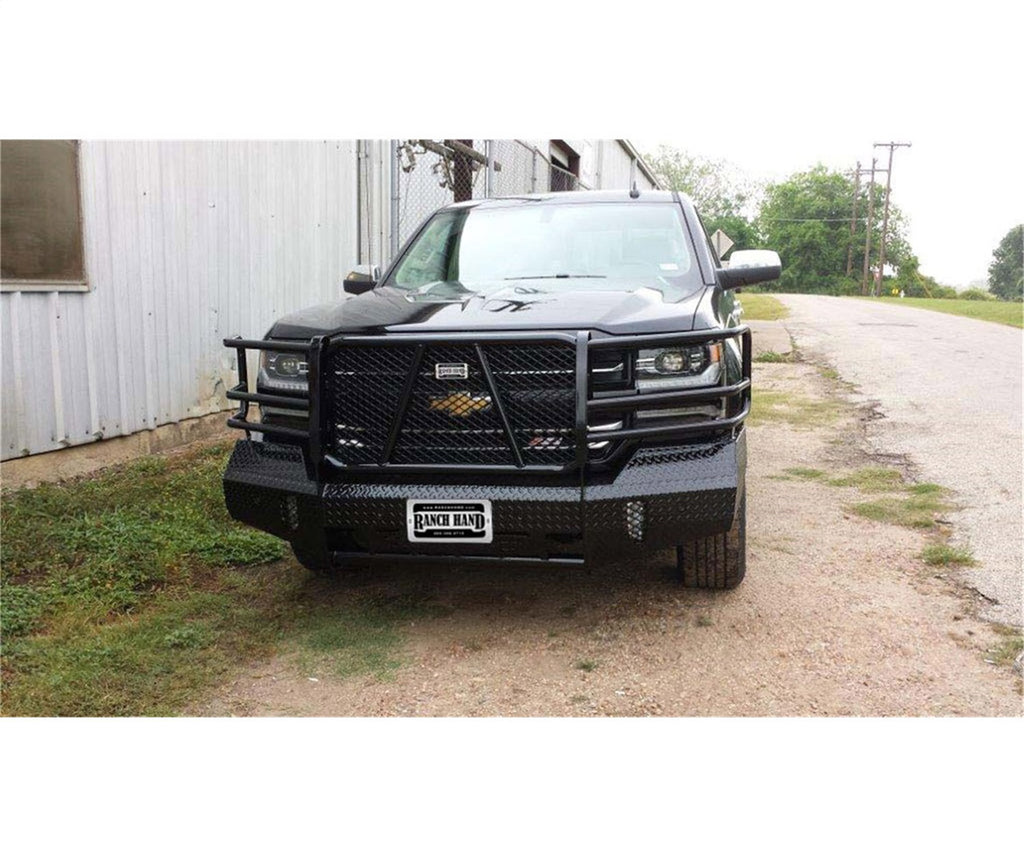 Ranch Hand FSC16HBL1 Summit Series Front Bumper for Select Chevrolet Silverado 1500, Chevrolet Silverado LD