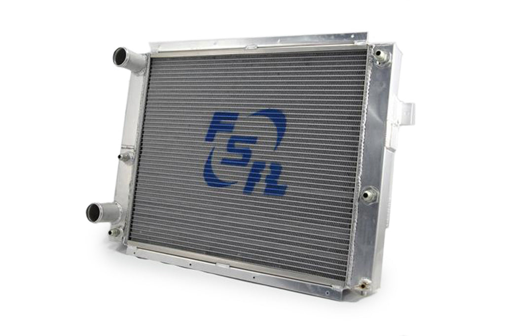 FSR RACING 2719D2-16 Radiator Chevy Double Pass 27.5in x 19in -16an