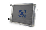FSR RACING 2719D2-16 Radiator Chevy Double Pass 27.5in x 19in -16an