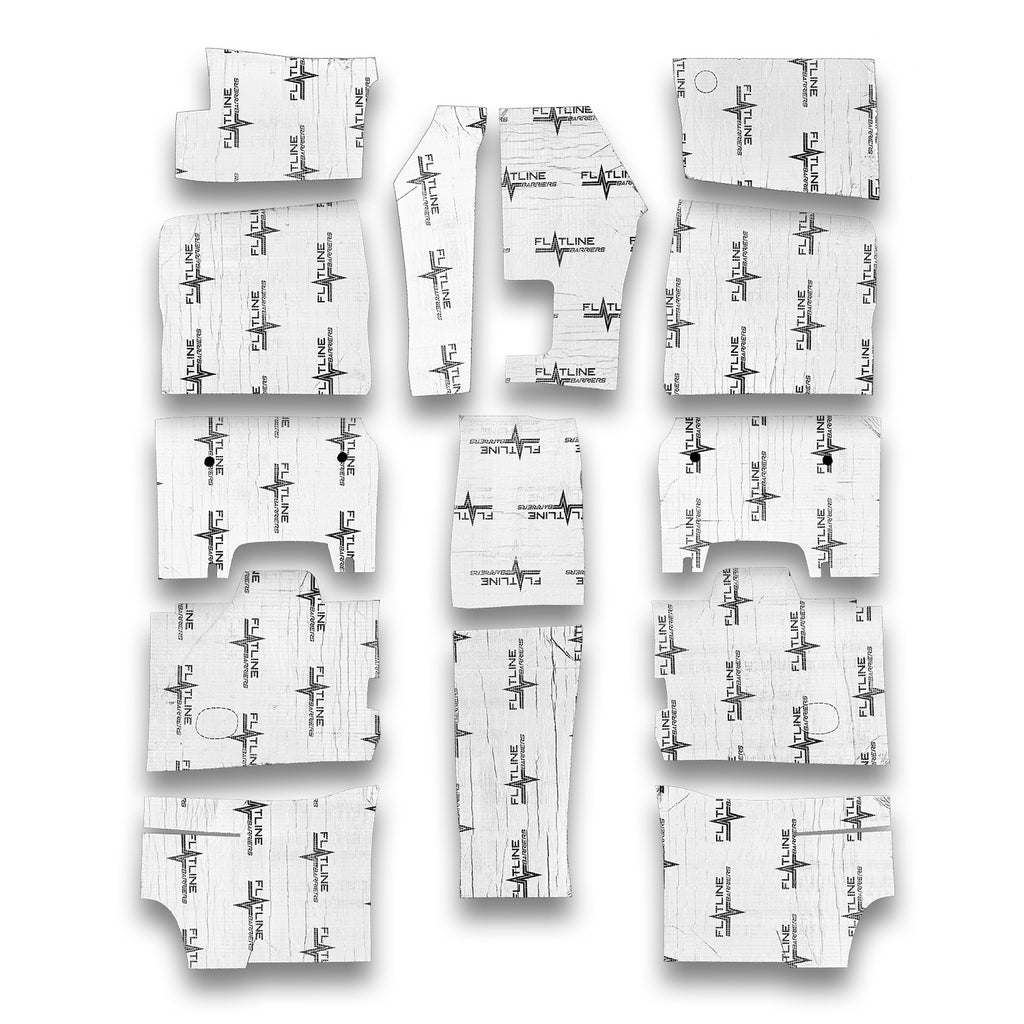 FLATLINE BARRIERS TABZ6008 69-70 Ford Mustang Coupe Floor Insulation Kit